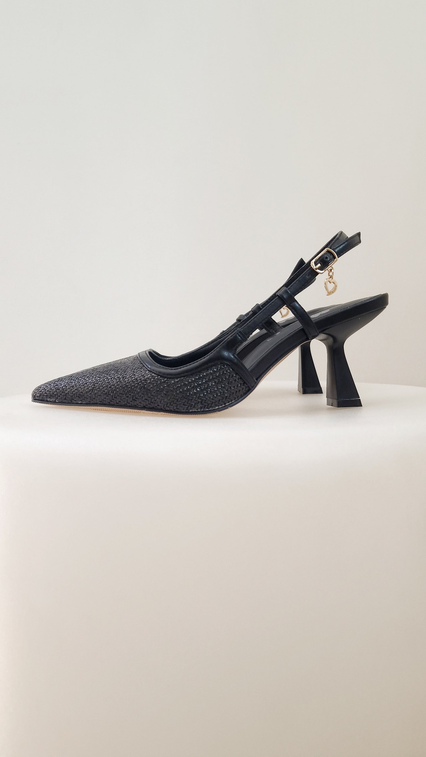 BRACCIALINI BB10 slingback nero